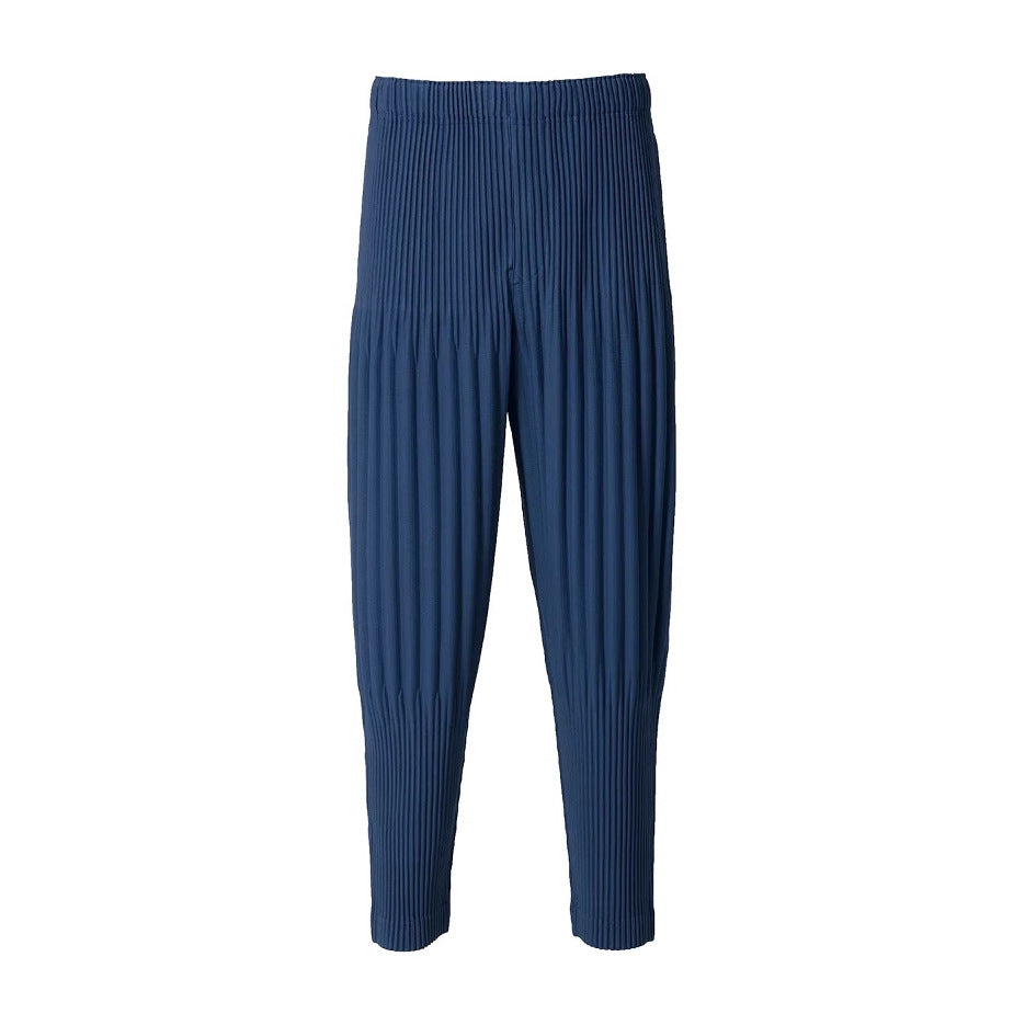 Miyake-style pleated bloomers, pressed pleated men's pants, loose casual autumn harem pants, cropped pants, tide JF151