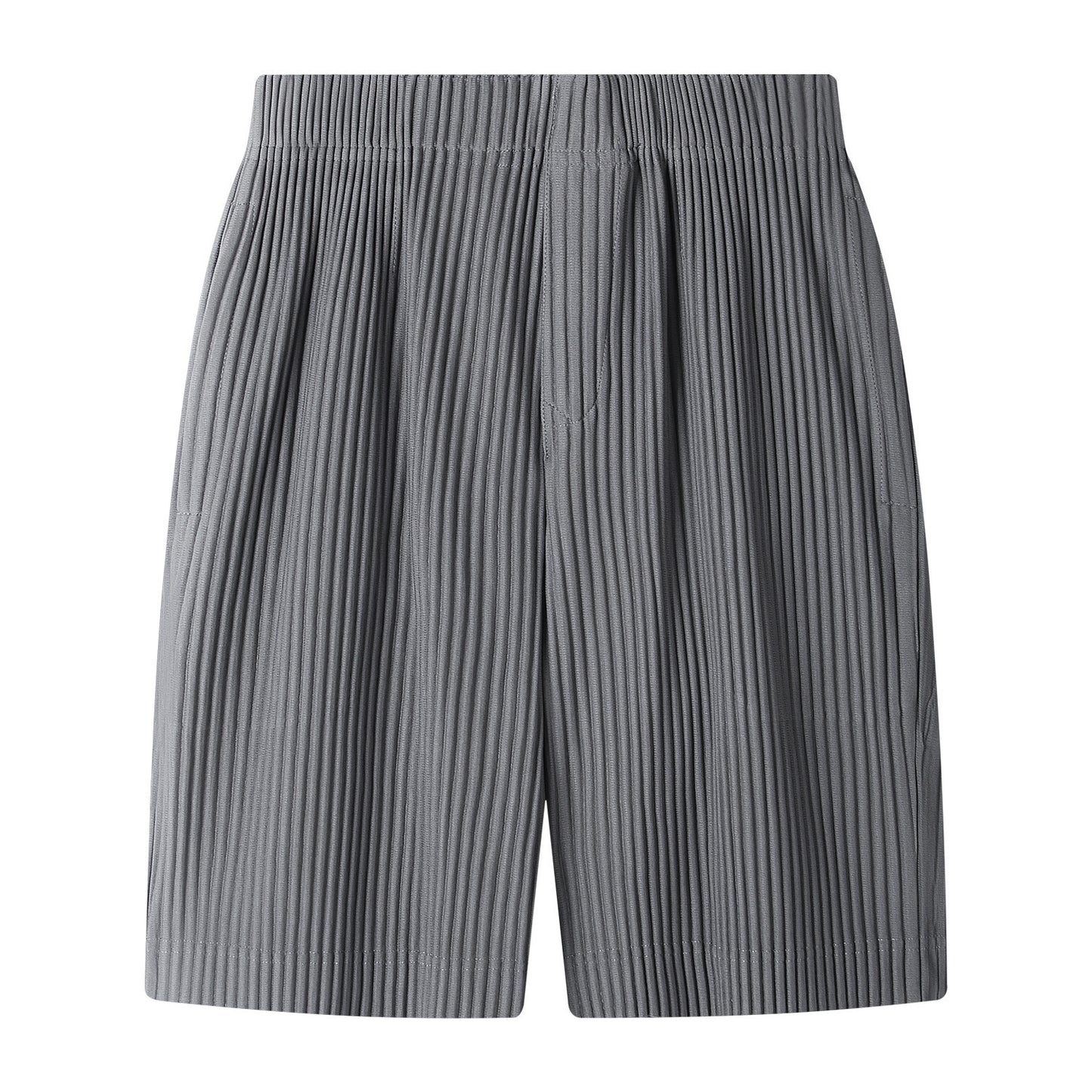 Miyake Warcoir pleated men's shorts drape casual cropped pants loose casual versatile youth summer JF148