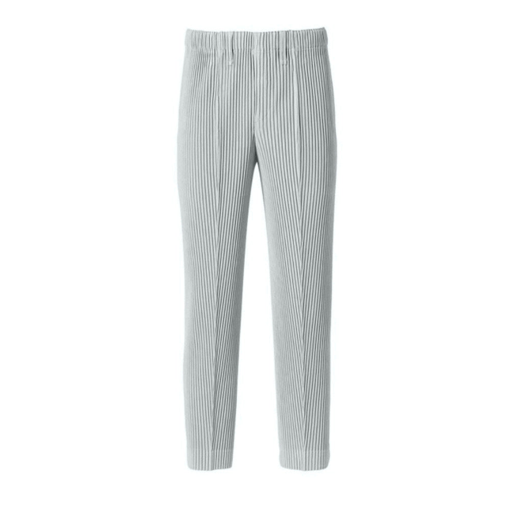 Early Spring Men's Casual Pants 2024 New Fashion, Simple Versatile, Slim Pleated, Sport, Tapered Pleated Trousers, Men